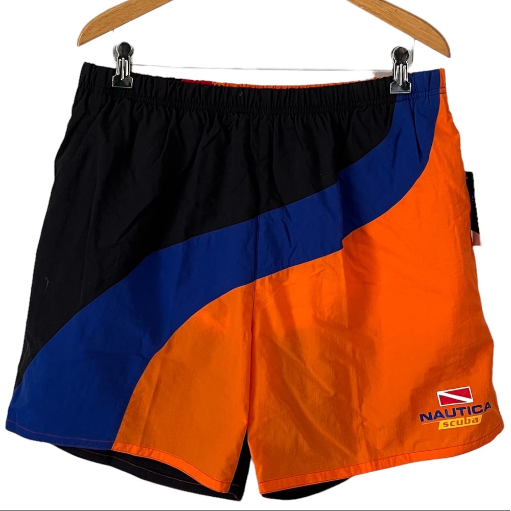 Nautica Scuba Vintage 90’s Swim Trunks Size XL NWT